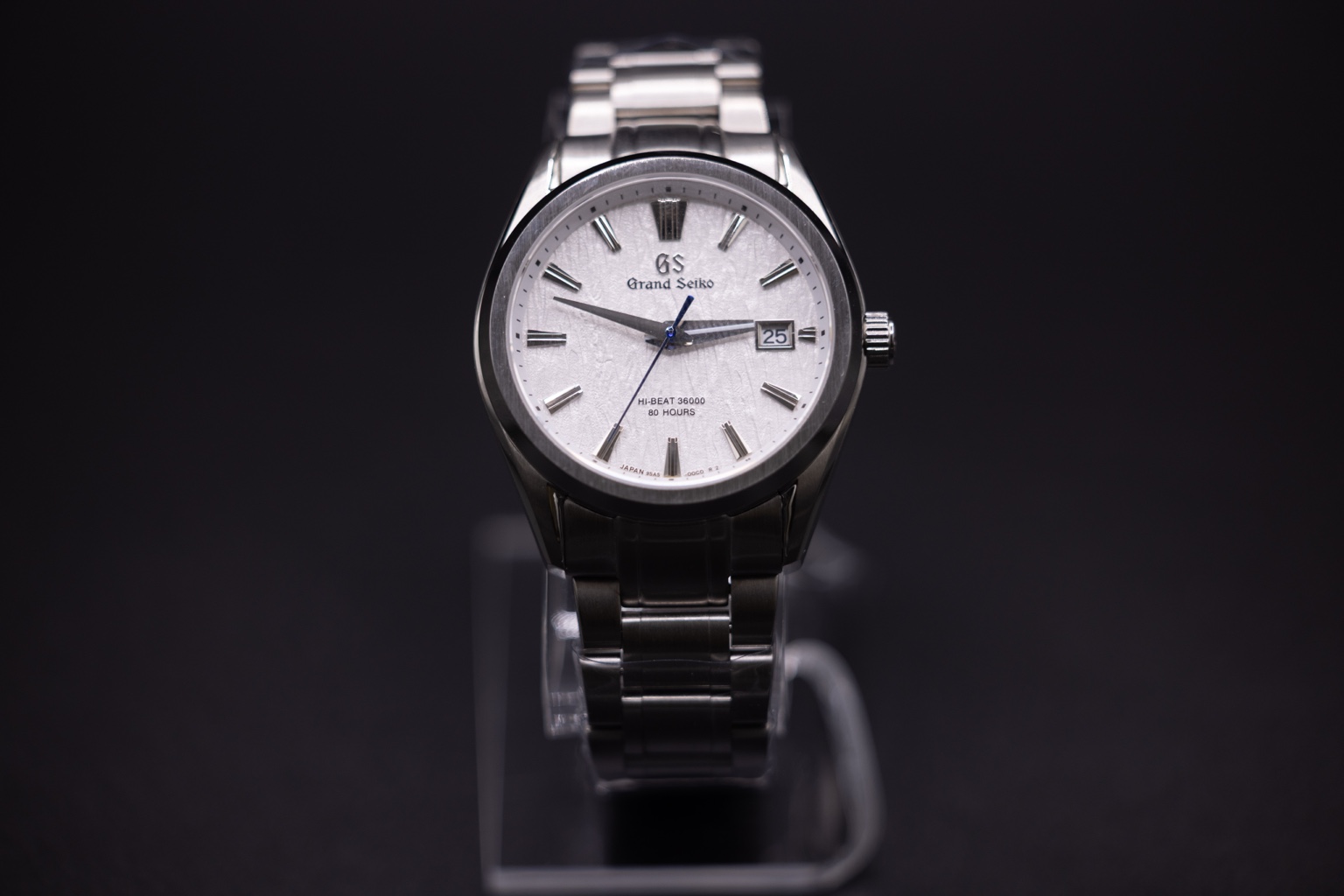 Calm Second White Birch custom watch